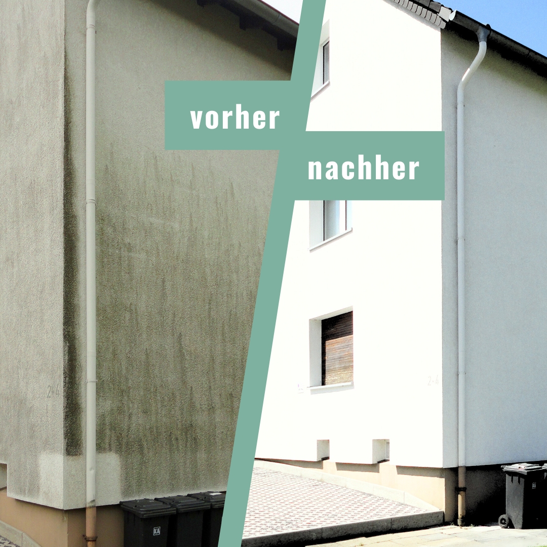 Fassade Vorher-Nachher Vergleich